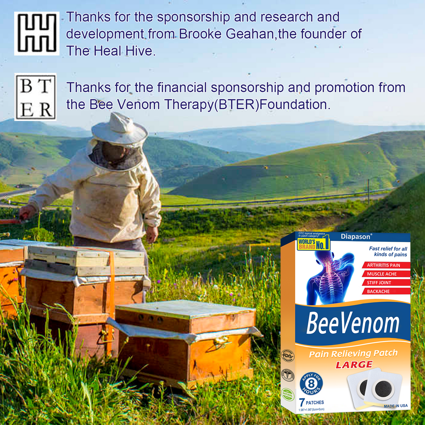 𝐃𝐢𝐚𝐩𝐚𝐬𝐨𝐧™ 𝟗𝟖% 𝐁𝐞𝐞 𝐕𝐞𝐧𝐨𝐦 𝐏𝐚𝐢𝐧 & 𝐉𝐨𝐢𝐧𝐭 𝐓𝐡𝐞𝐫𝐚𝐩𝐲 𝐏𝐚𝐭𝐜𝐡